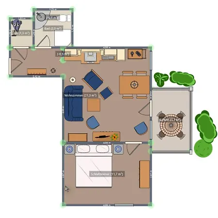 Strandnahe Mit Balkon, Wlan-anschluss & Pkw-stellplatz *